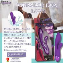 VIBRADOR AURA-DOBLE ESTIMULACION -RECARGABLE-SEXSHOP LIMA 971890151 